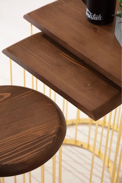 Onurdesign Nova 3 lü Zigon Sehpa - Resim 3