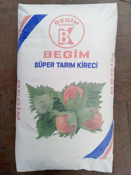 1 Kg Begim Süper Sönmemiş Toz Tarım Kireci