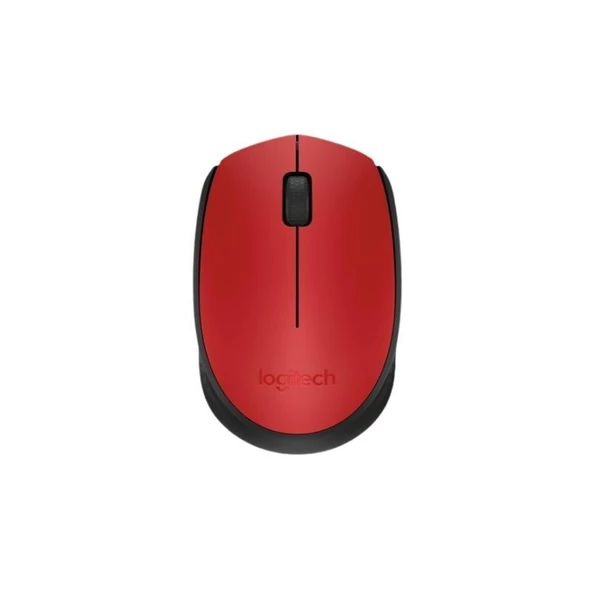 Logitech M171 Kablosuz Mouse Kırmızı, 910-004641