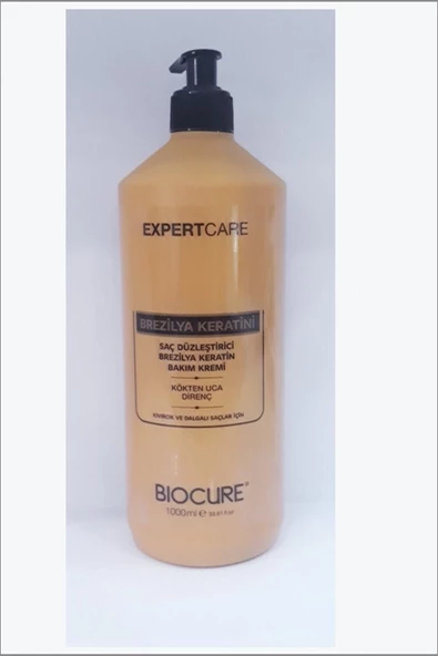 BİOCURE Expert Saç Düzleştirici Brezilya Keratin Bakım 1000 Ml