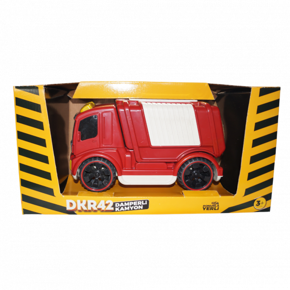 DKR42 Kırılmaz Oyuncak İtfaiye Arabası (Sert Plastik) - Resim 3