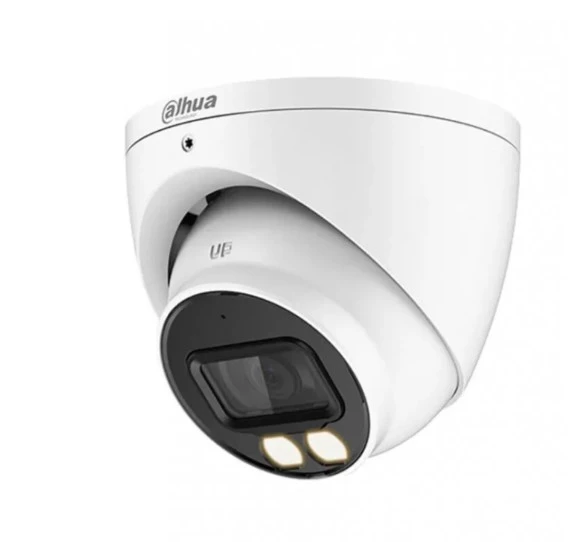 Dahua DH-HAC-T1A21P-U-IL-A 2MP 2.8MM 25M Çift Işık Full Color Dome Kamera (Dahili Ses)