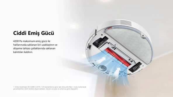 Roborock Q7 Max Akıllı Robot Süpürge -Beyaz - Resim 2