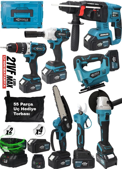 RETOOLS ULTRA 7'Lİ PROFESYONEL MAKİNE SETİ