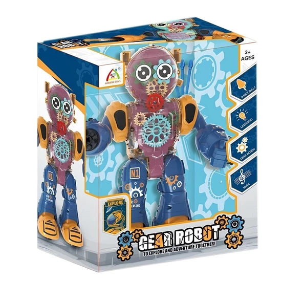 Toysan Işıklı ve Müzikli Ok Atan Robot 887 - 3