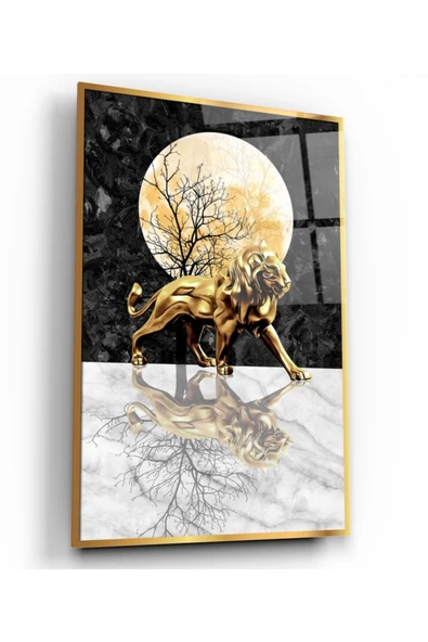 Aslan Dekoratif ve Modern Cam Tablo ürün görseli