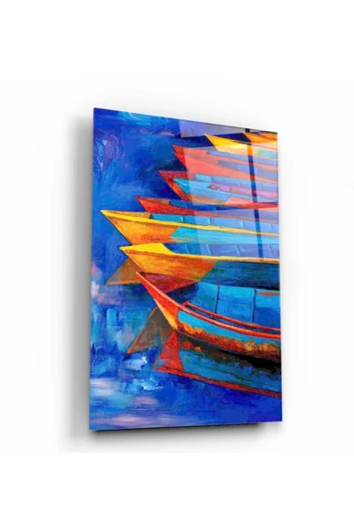 Sandal Dekoratif ve Modern Cam Tablo ürün görseli