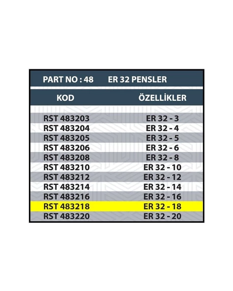 ER32 18MM CNC PENSİ - 2