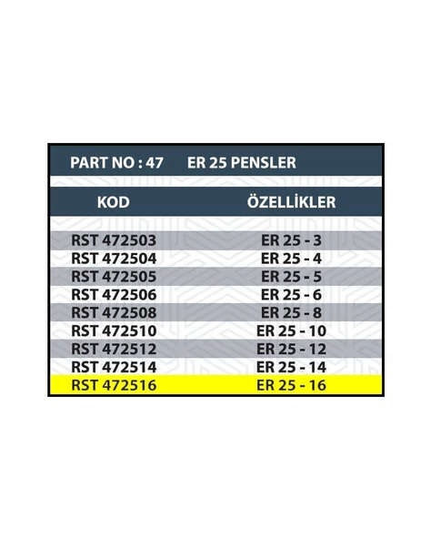 ER25 16MM CNC PENSİ - 2