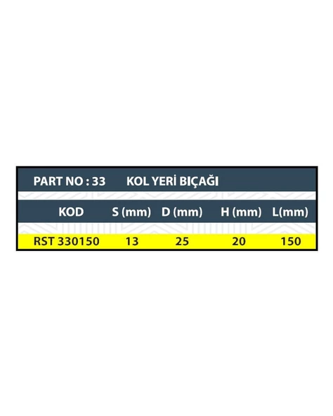 KOL YERİ BIÇAĞI - 3