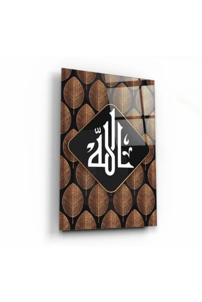 Dini Motif Dekoratif ve Modern Cam Tablo