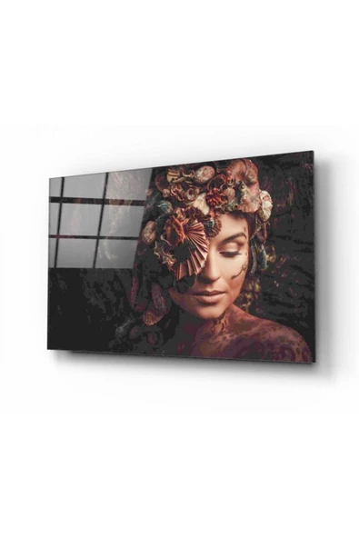 Kadın Dekoratif ve Modern Cam Tablo ürün görseli
