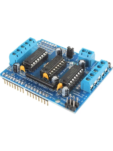 Arduino Step Motor Sürücü L293D Servo DC Motor Driver Shield - 3