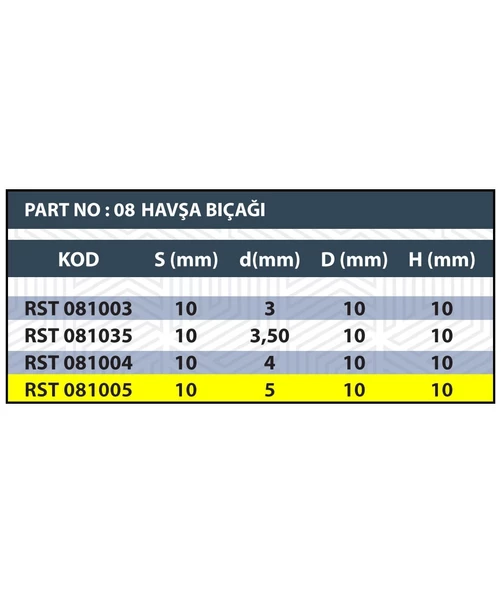 5MM HAVŞA BIÇAĞI - 3