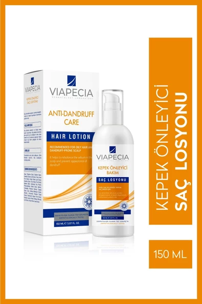 VİAPECİA KEPEK ÖNLEYİCİ BAKIM SAÇ LOSYONU 150 ML