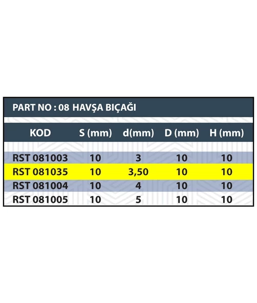3,5MM HAVŞA BIÇAĞI - 3