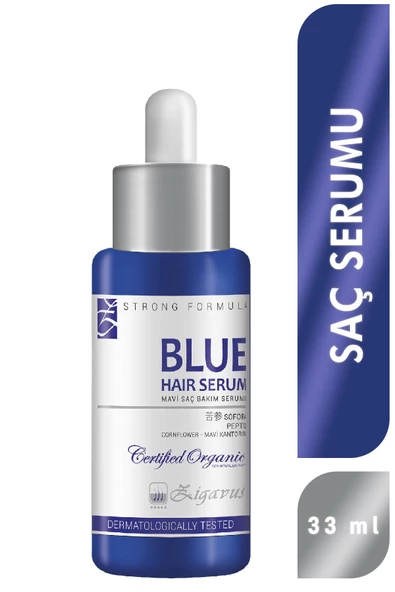 ZİGAVUS BLUE MAVİ SU SAÇ BAKIM SERUMU 33 ML