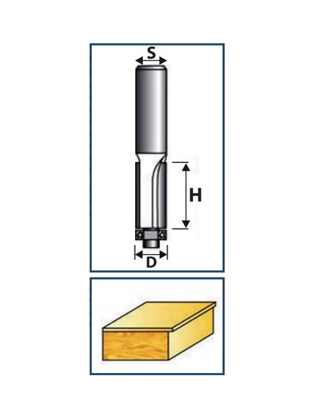 Resiste 12x13x30 RULMANLI TEMİZLEME BIÇAĞI Z3 (3 AĞIZLI) - 2