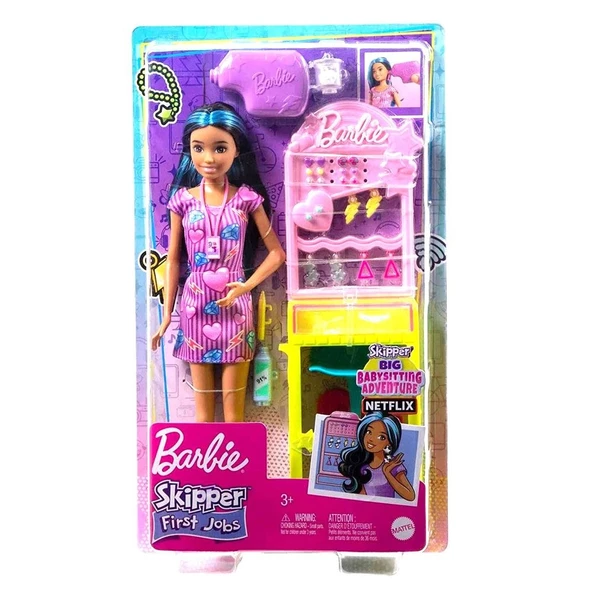 Barbie Skipper'ın Takı Standı Oyun Seti HKD78 - 3