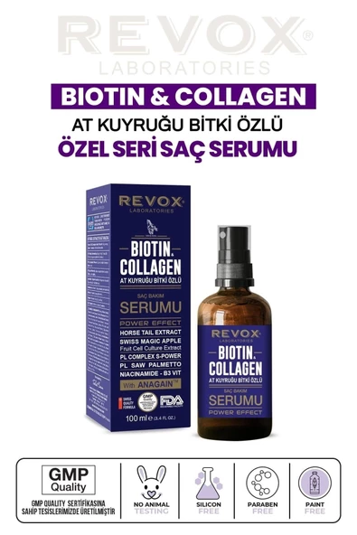 REVOX BİOTİN COLLAGEN SERUM 100 ML