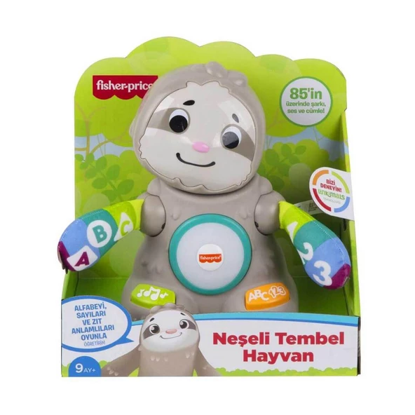 Fisher Price Linkimals Neşeli Tembel Hayvan Türkçe GHY93 - 6