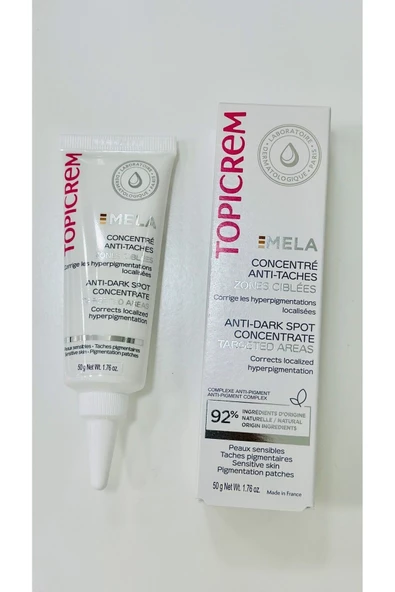 TOPİCREM MELA ANTI-DARK SPOT CONCENTRATE TARGETED AREAS 50ML