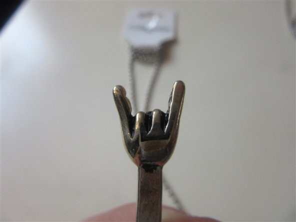 Rigel Store Kurukafa Motifli Gitar Kolyesi - 3
