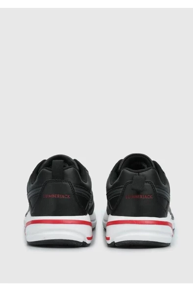 Lumberjack TEHAN 4PR 101782910  Erkek Koşu ve Yürüyüş Ayakkabı Siyah Kırmızı 40-45 - 3