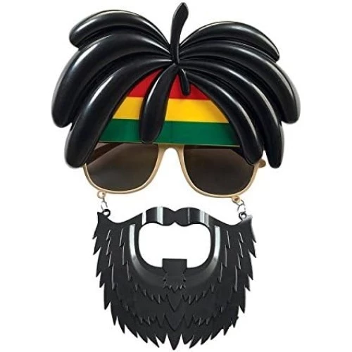 Rasta Peruklu Bob Marley Parti Gözlüğü - 3