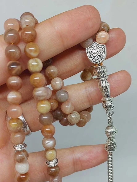 Güneş Taşı 99luk Tesbih 6mm (2940) - Resim 2