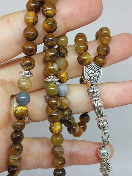 Pietersite Taşı 99luk Tesbih 6mm (35680) - Resim 2