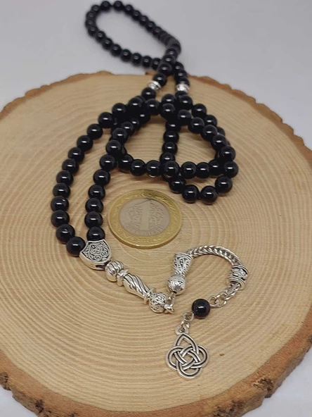 Turmalin Taşı 99luk Tesbih 6mm (4724) - Resim 6