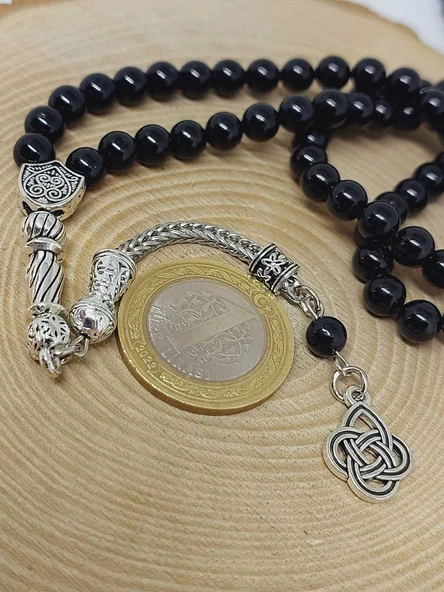 Turmalin Taşı 99luk Tesbih 6mm (4724) - Resim 3