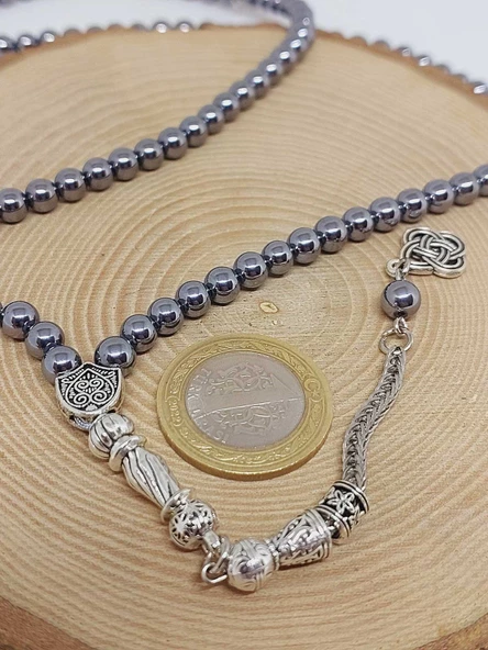 Terahertz Taşı 99luk Tesbih 6mm (4707) - Resim 3