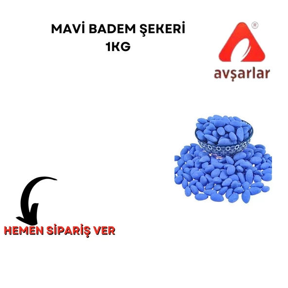 MAVİ BADEM ŞEKERİ 1.KG