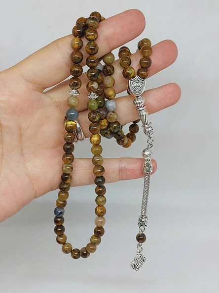 Pietersite Taşı 99luk Tesbih 6mm (35680) - Resim 5