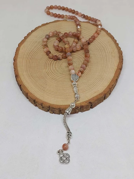 Güneş Taşı 99luk Tesbih 6mm (2940) - Resim 4