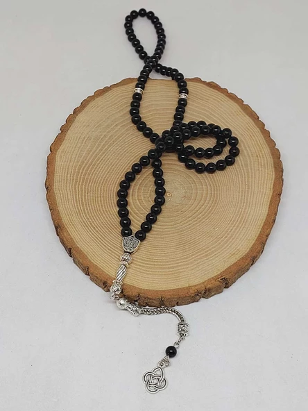 Turmalin Taşı 99luk Tesbih 6mm (4724) - Resim 4