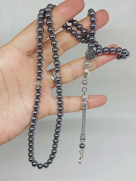 Terahertz Taşı 99luk Tesbih 6mm (4707) - Resim 5