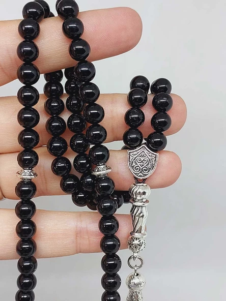 Turmalin Taşı 99luk Tesbih 6mm (4724) - Resim 2