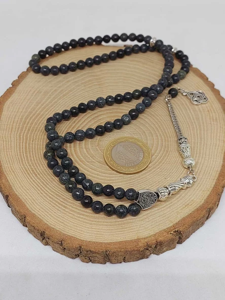 Serpantin (Yılan) Taşı 99luk Tesbih 6mm (9760) - Resim 6