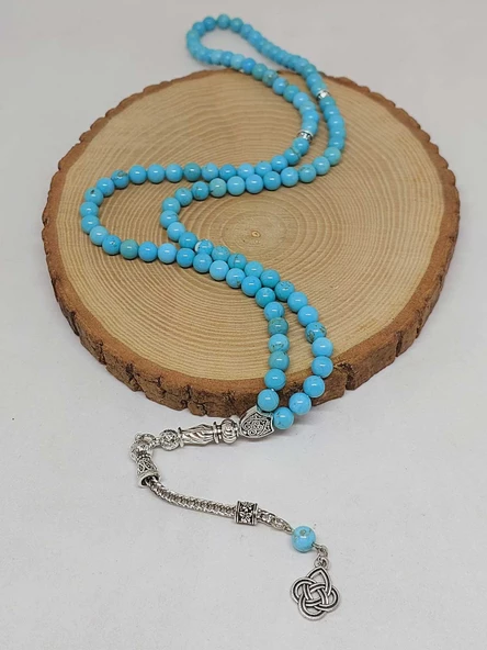 Turkuaz Taşı 99luk Tesbih 6mm (54350) - Resim 4