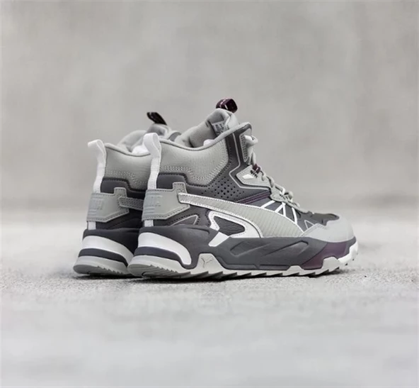 Puma Trinity Mid Hybrid L Gri Erkek Spor Bot - 393985 10 - 3