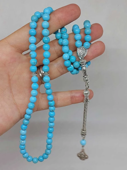 Turkuaz Taşı 99luk Tesbih 6mm (54350) - Resim 5