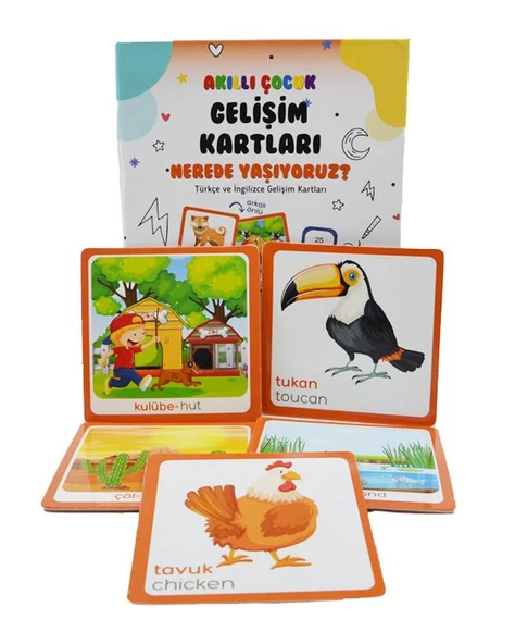 Akıllı Çocuk Gelişim Kartları Nerede Yaşıyoruz? Bubu - 2