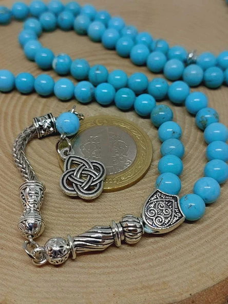 Turkuaz Taşı 99luk Tesbih 6mm (54350) - Resim 3