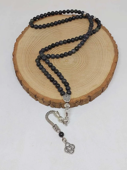 Serpantin (Yılan) Taşı 99luk Tesbih 6mm (9760) - Resim 4