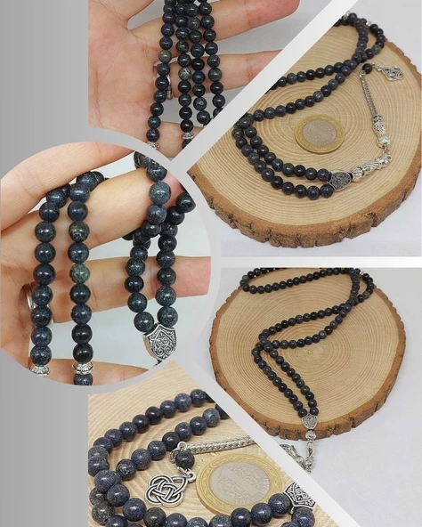 Serpantin (Yılan) Taşı 99luk Tesbih 6mm (9760) ürün görseli