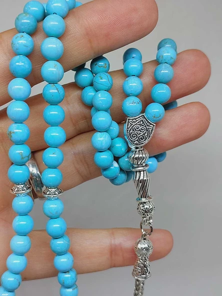 Turkuaz Taşı 99luk Tesbih 6mm (54350) - Resim 2