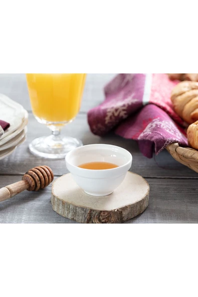 Madame Coco Petit Concept Yuvarlak Kase - Beyaz ürün görseli 1